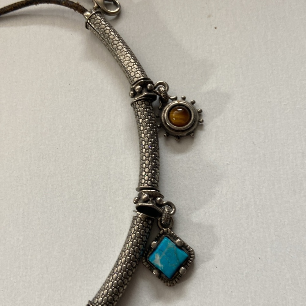 Robert Rose Native American Inspired Silvertone G… - image 5